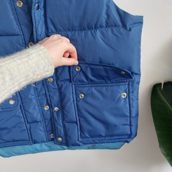 Vintage Down Feather Vest - Picture 4 of 11